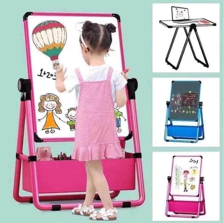 Reversible blackboard (Category: Stationery & School Supplies) located in San Juan City. Submitted by dollmac (Listing ID 1023989297, Image 2). Description: dual blackboard/whiteboard with free art materials nasa actual picture po pwede rin gawing table.