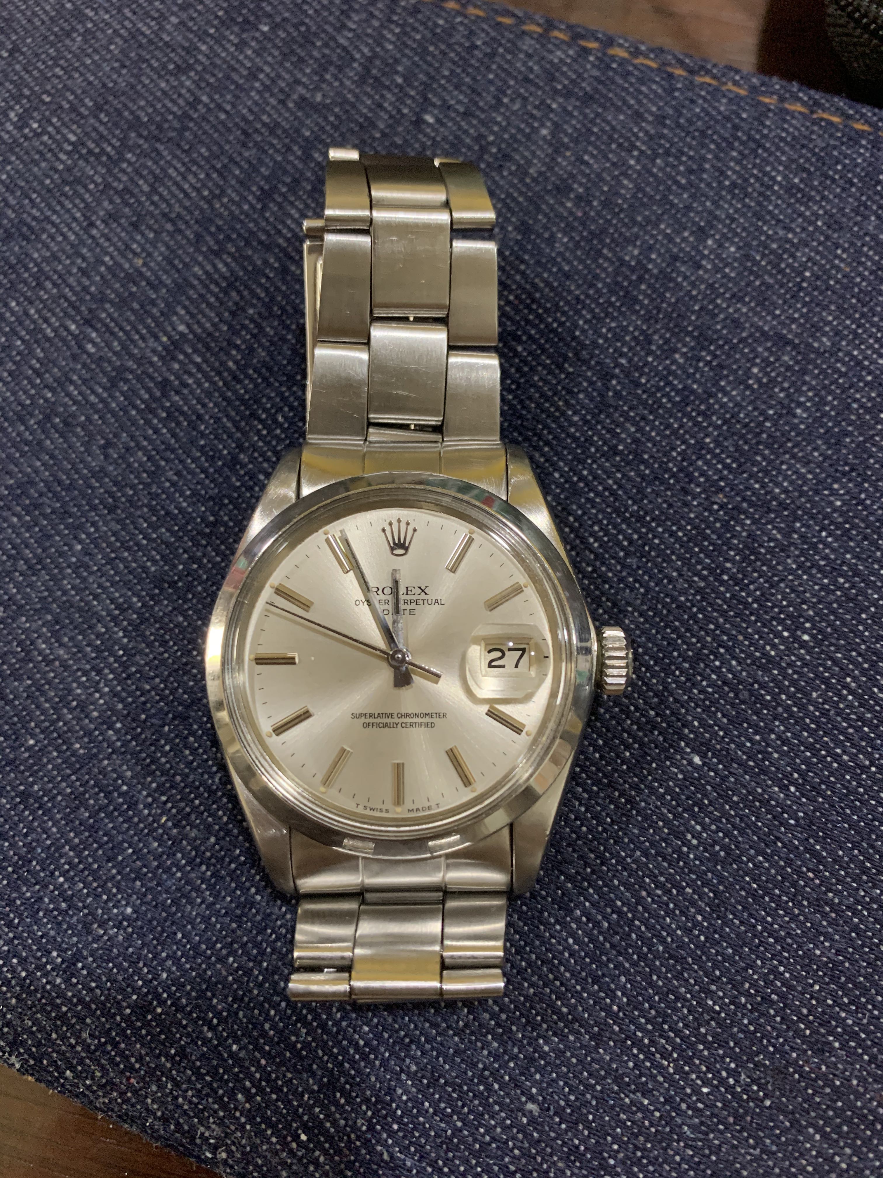 Rolex Oyster Perpetual Date 1500 Men s Fashion Watches
