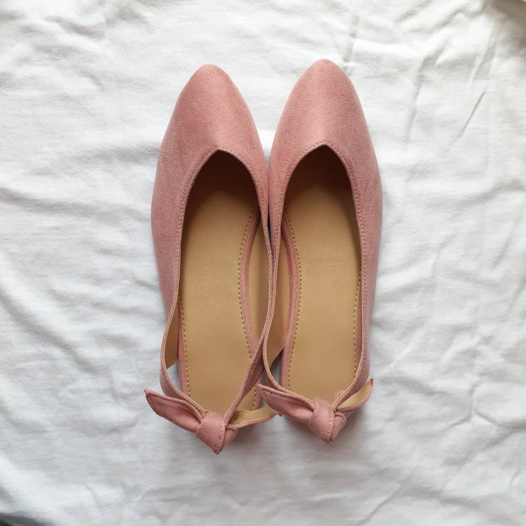rose pink flats