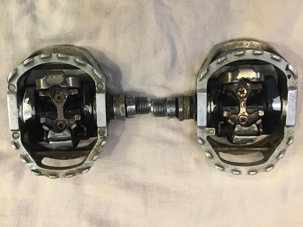 Shimano PD-M545 SPD Clipless Mountain Bike Pedals.