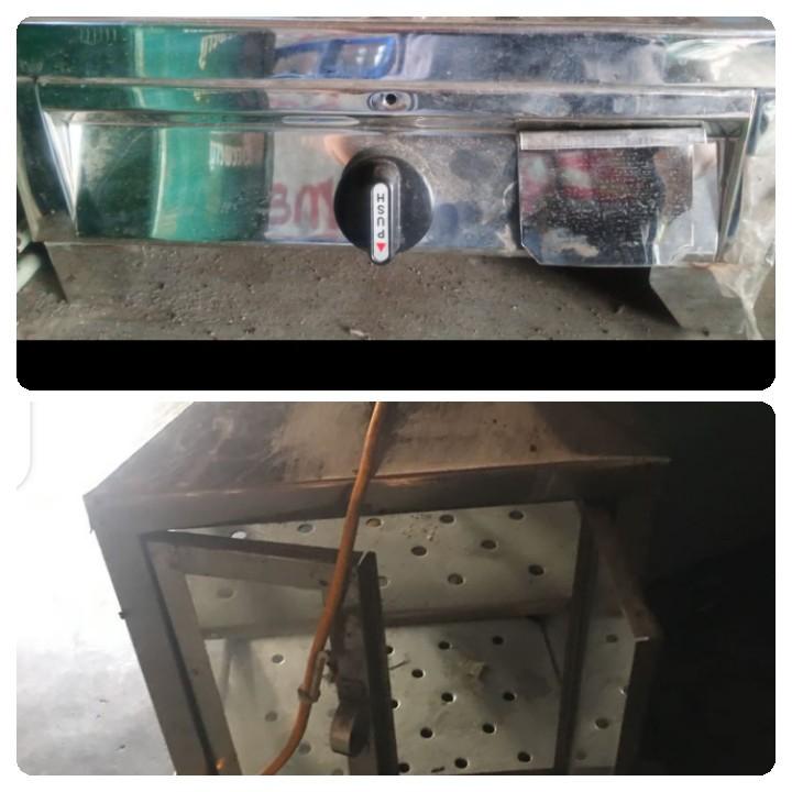 Bargain Burger Griller Gas Single With Free Steamer Stainless Home Furniture Home Appliances Other Kitchen Appliances On Carousell