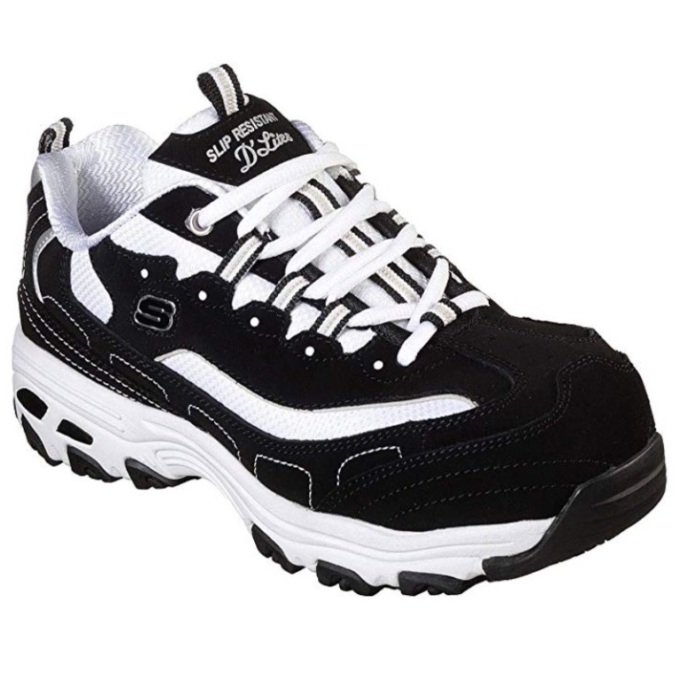 SKECHERS LADIES SAFETY SHOES 77264BKW, Everything Else on Carousell