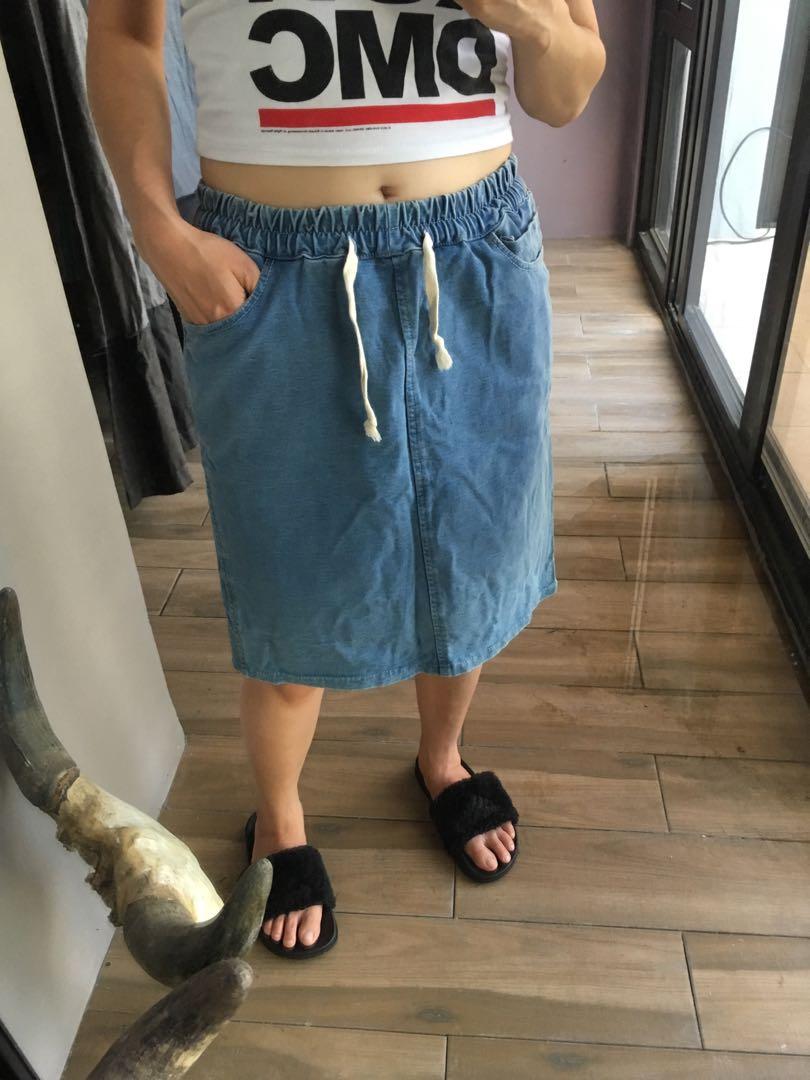 soft denim skirt