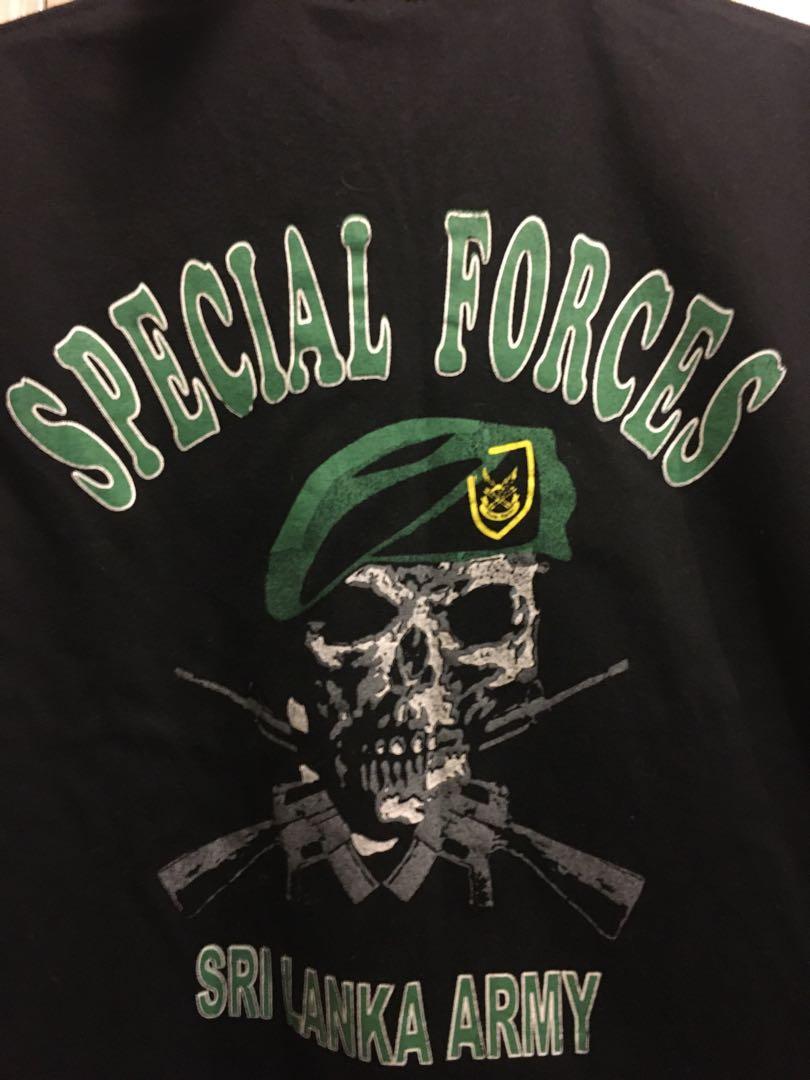 Sri Lanka Army Special Forces T shirt