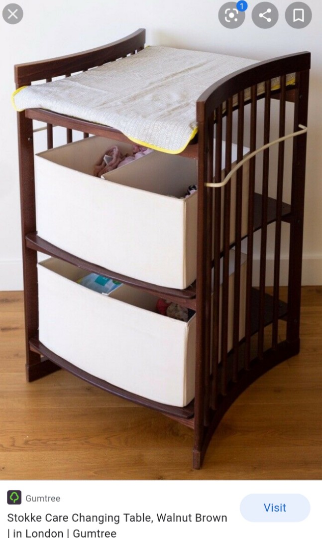 Stokke changing table, 兒童＆孕婦用品, 洗澡及換尿片, 洗澡及換尿片 換片墊及相關用品 Carousell