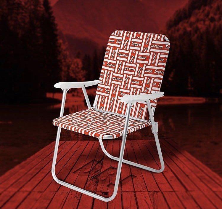 Supreme Lawn Chair カラー 赤 red レッド折り畳みイス - 折り畳みイス
