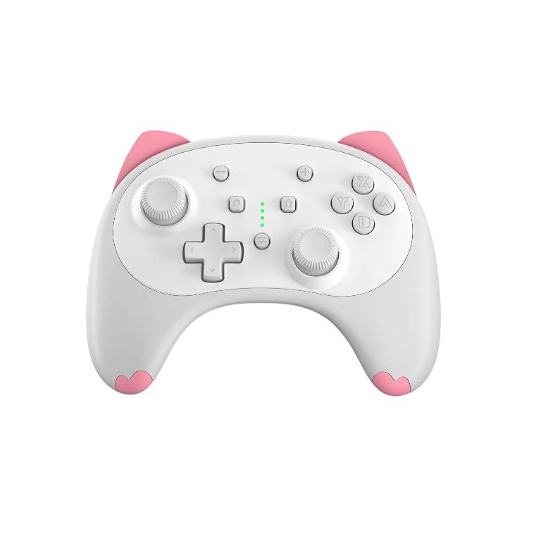 Switch Kitten Controller (Category: Controllers) located in Singapore. Submitted by game_sale (Listing ID 1024119273, Image 1). Description: *Promo Sale* Japan Import* Latest Switch Controller Package with a 1m USB to Type C charger cable Charging 3 hours. Lasts for 8 hours of game play With Auto-fire function also can cancel the auto fire Dual motors vibration and adjustable,Six axis gyroscope IINE patented design.