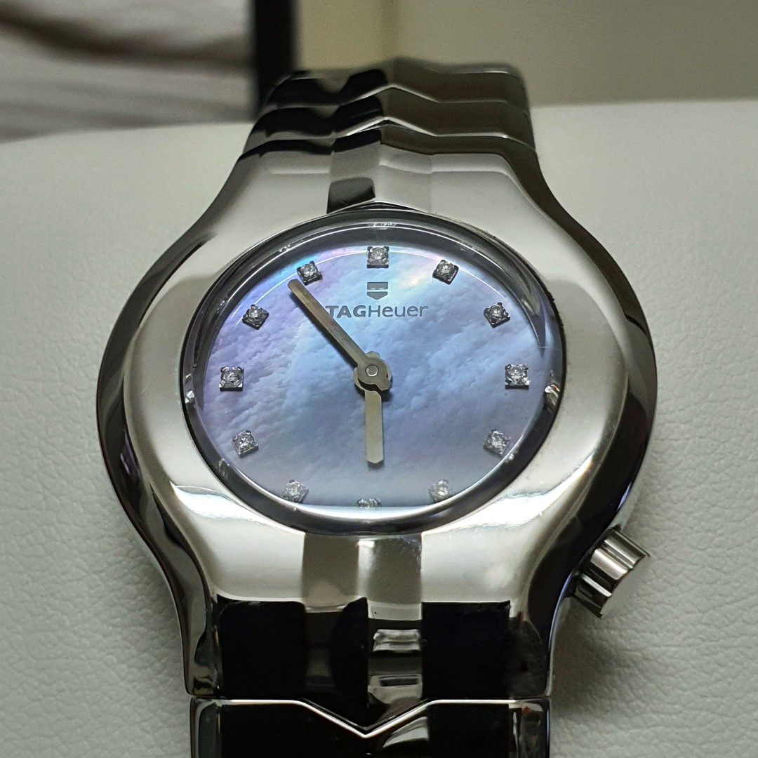 Tag Heuer Alter Ego diamond Mother of pearl Dial mint Women s