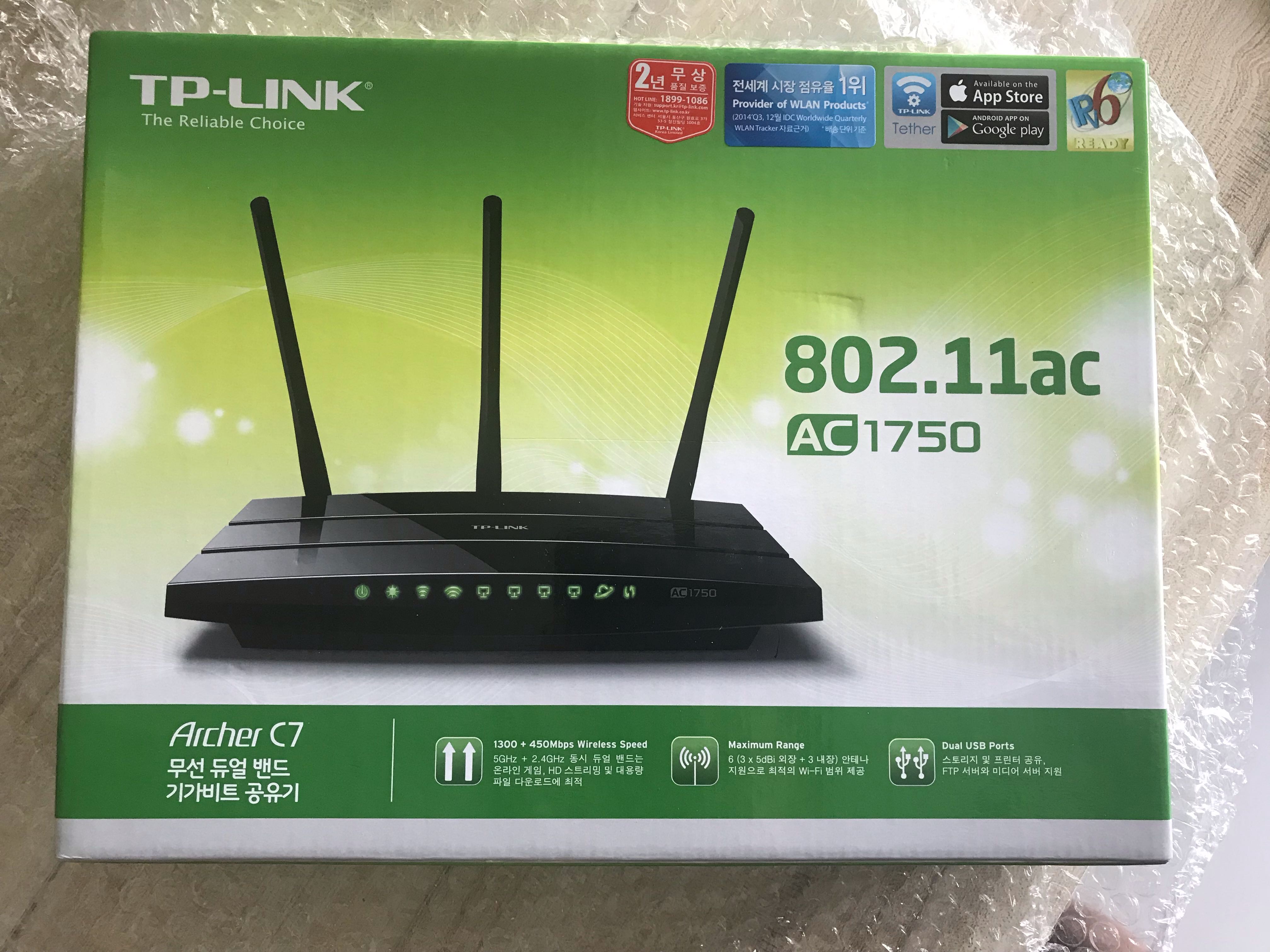 Tp Link Archer C7 Router Computers Tech Parts Accessories Networking On Carousell