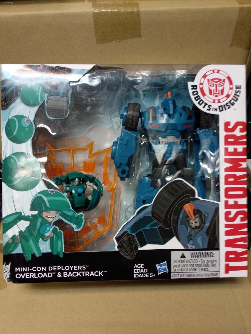 變形金剛 Transformers Mini Con Deployer Overload and Backtrack Figure, 興趣及 ...