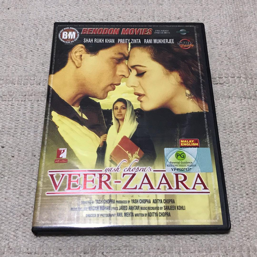 Veer Zaara Starring Shah Rukh Khan Bollywood Movie With English Malay Subs Music Media Cds Dvds Other Media On Carousell