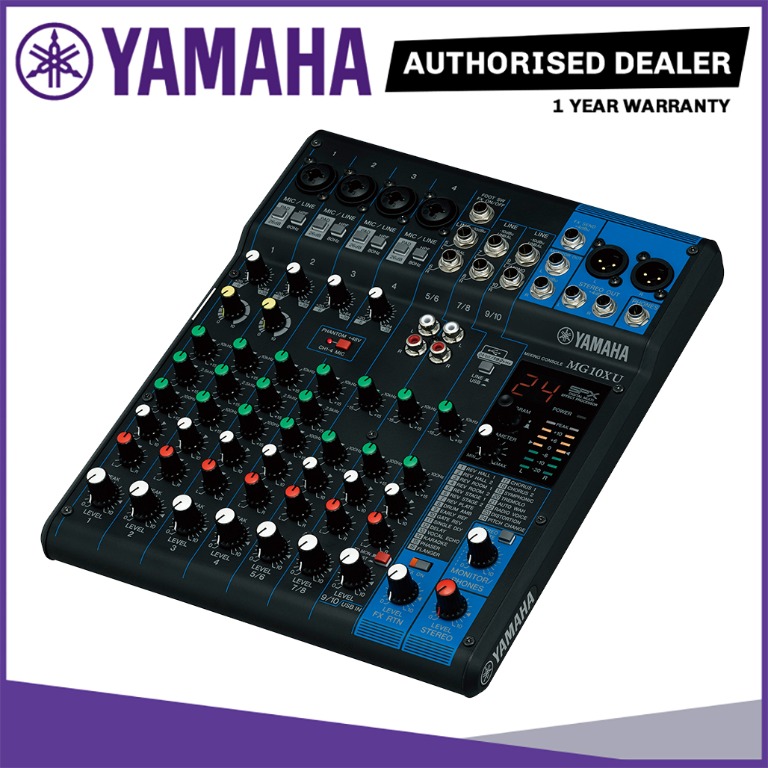 Yamaha MG10XU 10channel Mixer with USB and FX, Audio, Other Audio