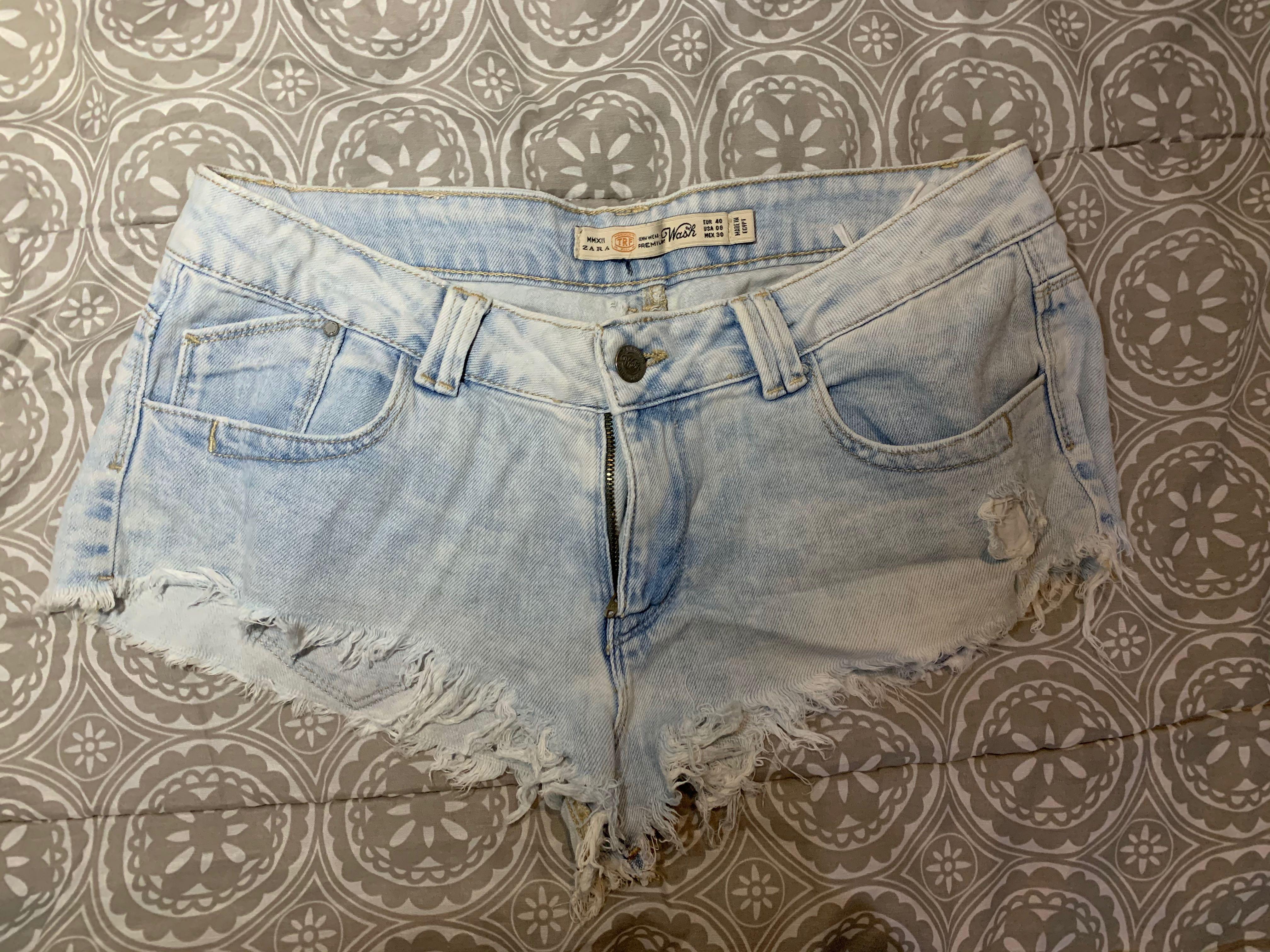 mini jean shorts