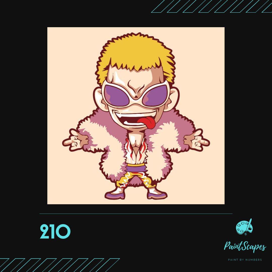210 xcm Paint By Numbers One Piece Doflamingo Hobbies Toys Stationery Craft Craft Supplies Tools On Carousell