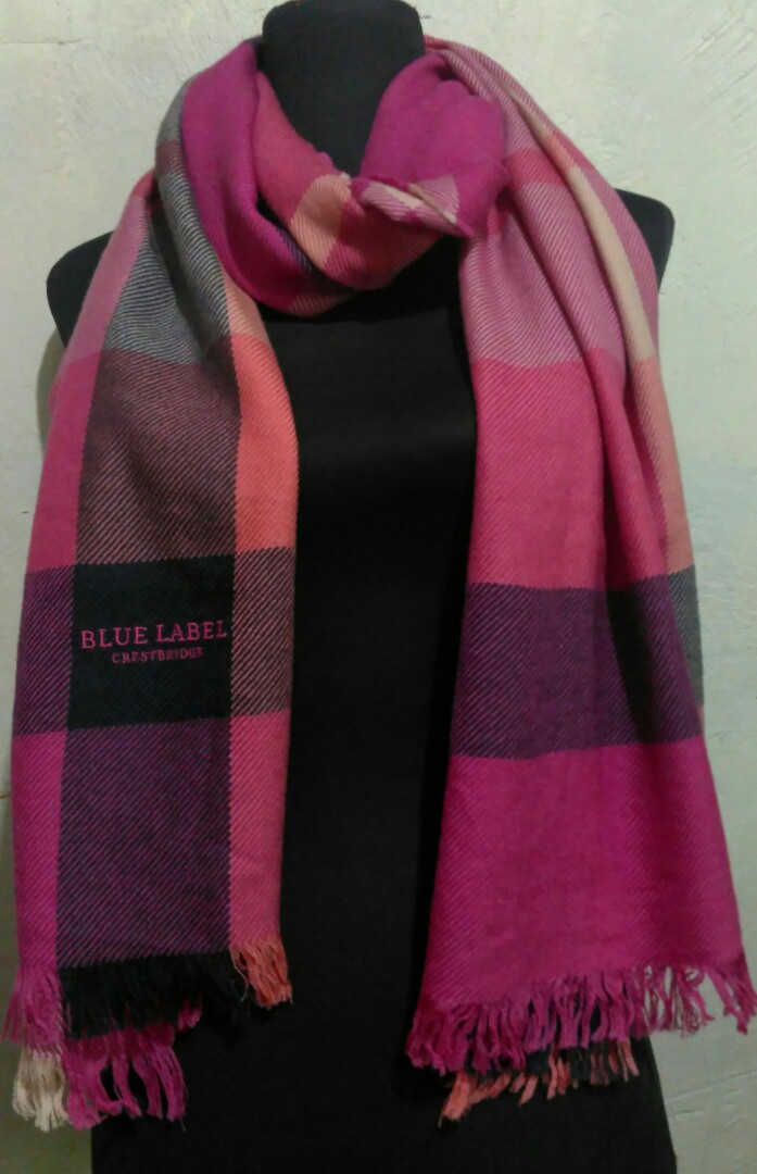 burberry blue label scarf
