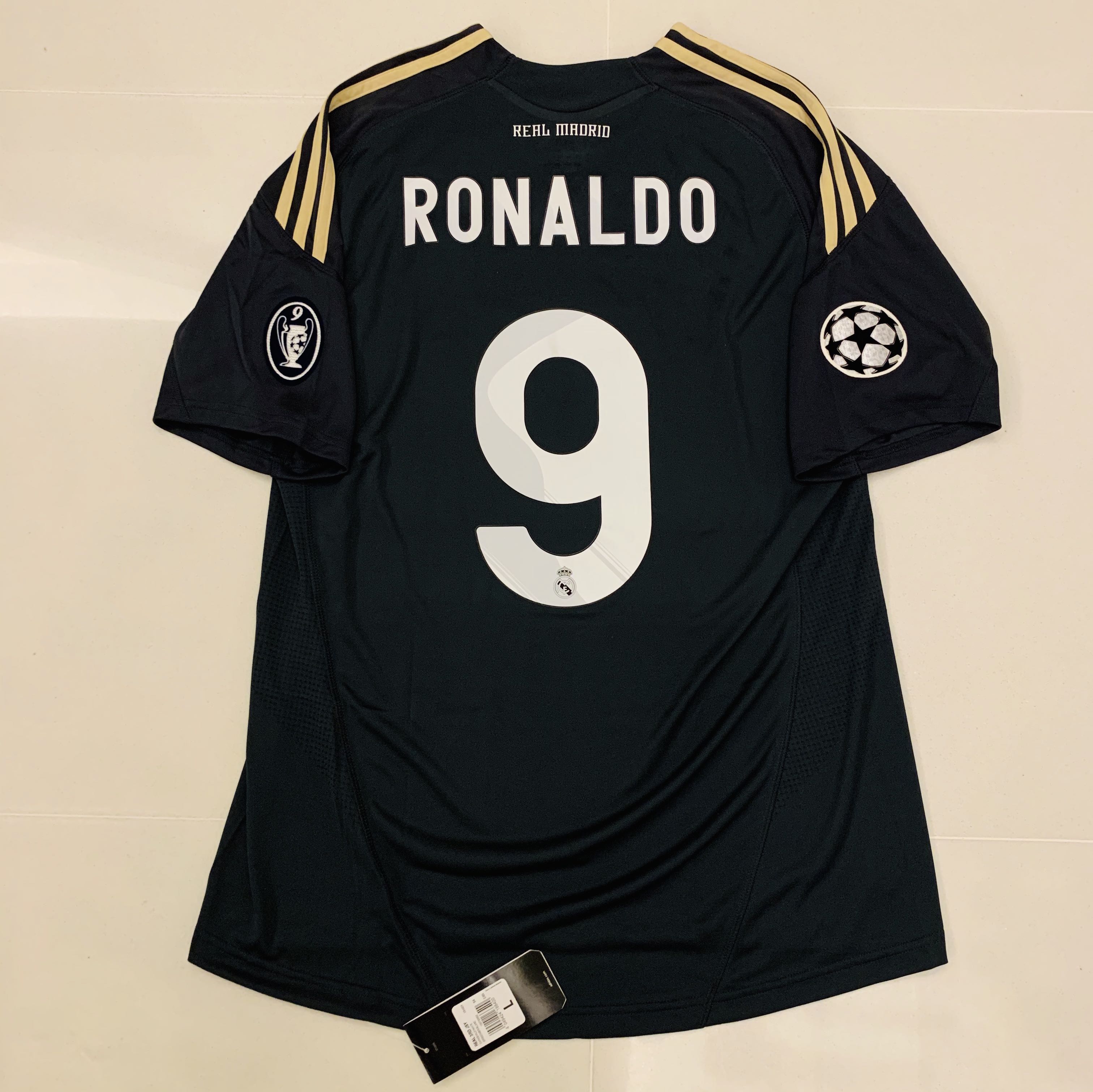 [全新带吊牌] C朗皇馬09/10第二客场球衣 / [BNWT] Cristiano Ronaldo Real