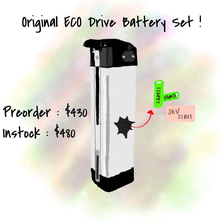 eco drive ebike battery