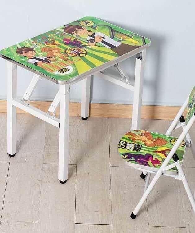 kids fold up table and chairs