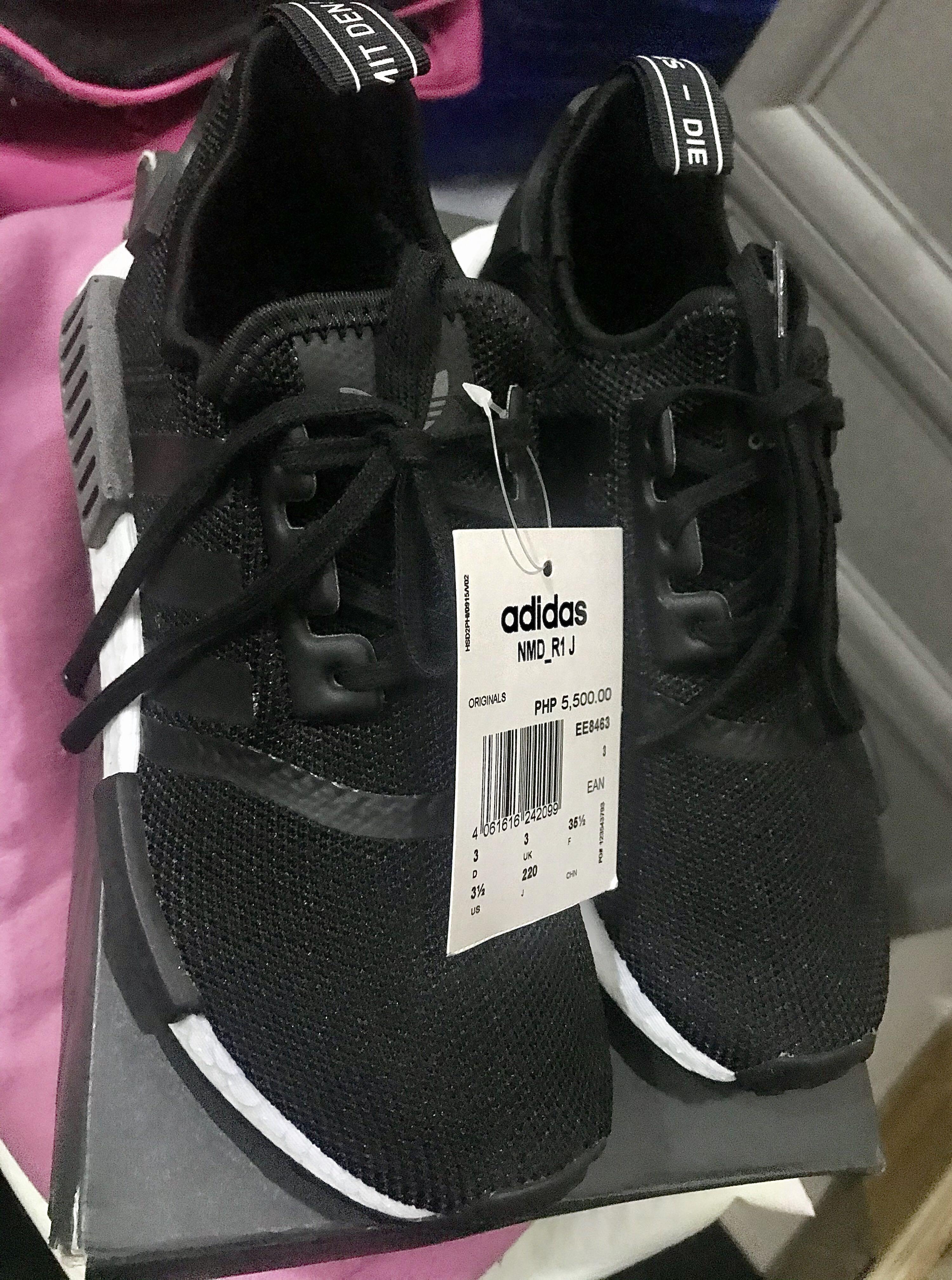 ADIDAS NMD Black/Grey, Women's Fashion, Shoes, Sneakers on Carousell
