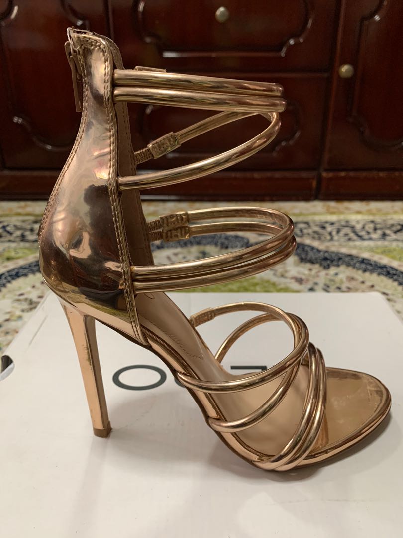 Aldo Rose Gold Heels, Women'S Fashion, Footwear, Heels On Carousell