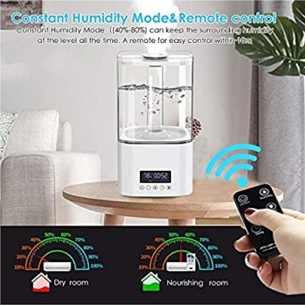 Almost New! 5.5L Nobebird Ultrasonic Silent Humidifier, TV & Home