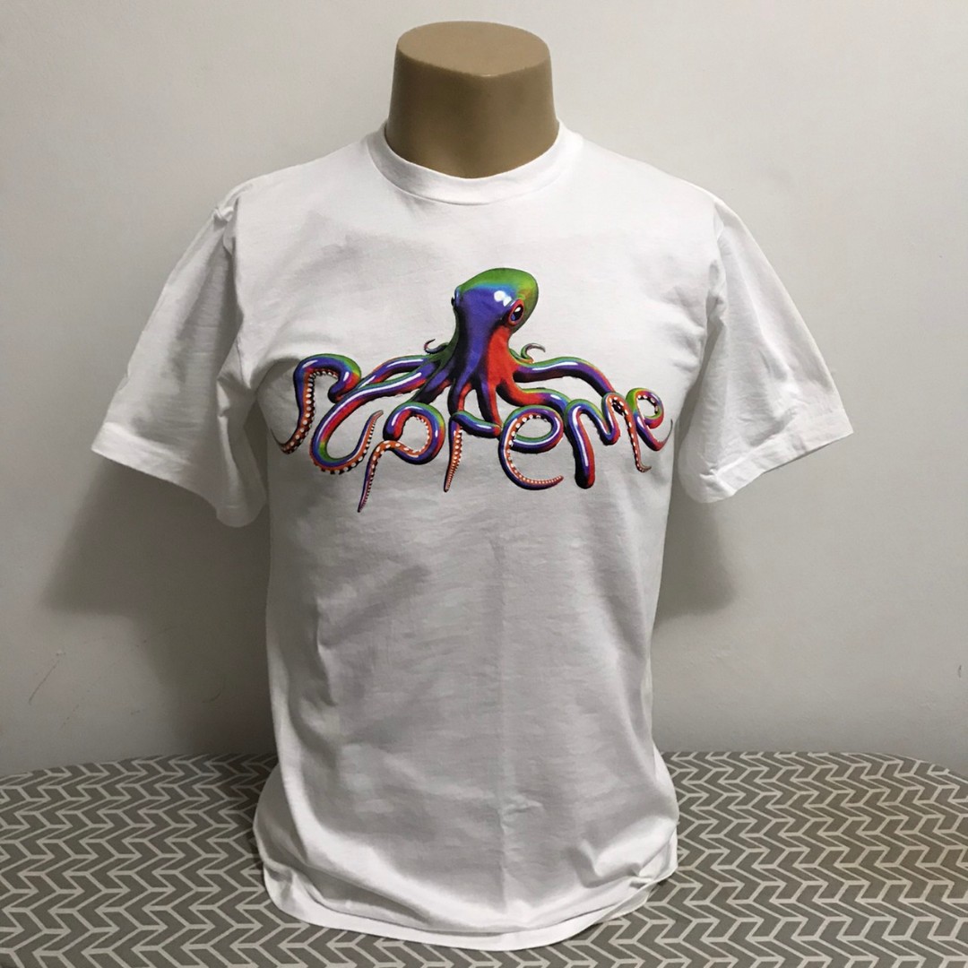 Auth. Supreme Squid Tee Men s Fashion Tops Sets Tshirts