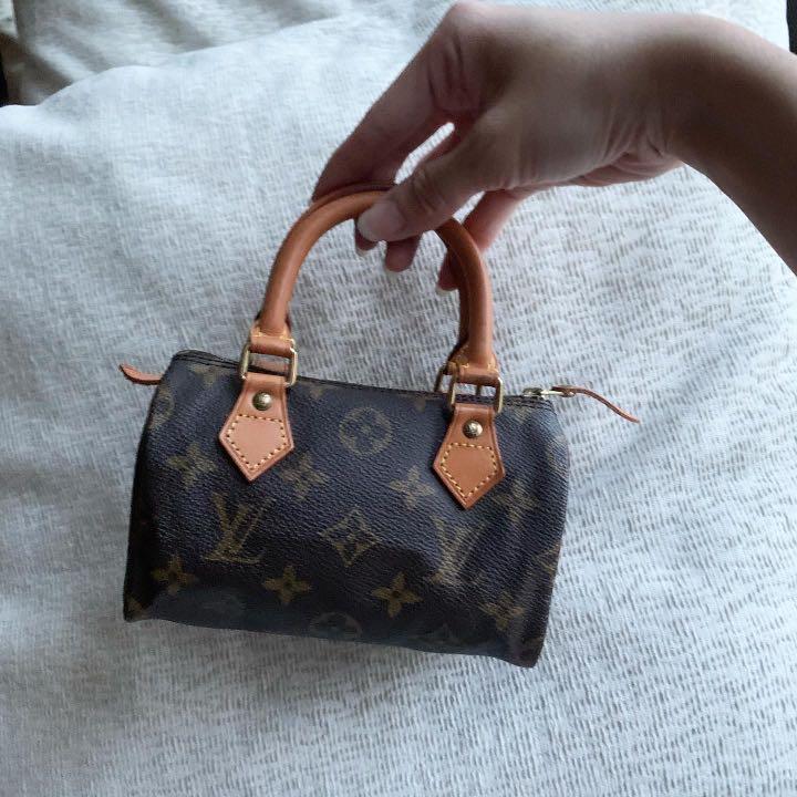 AUTHENTIC LV LOUIS VUITTON Mini HL Speedy Nano Bag with Monogram Strap ,  Luxury, Bags & Wallets on Carousell