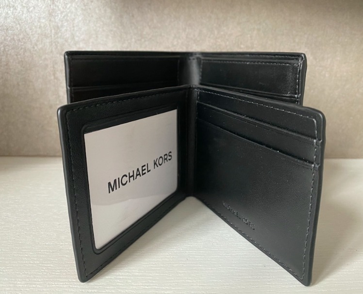 Michael Kors Jet Set Brown Men's Billfold W/Passcase Wallet (36H7LMNF6B)