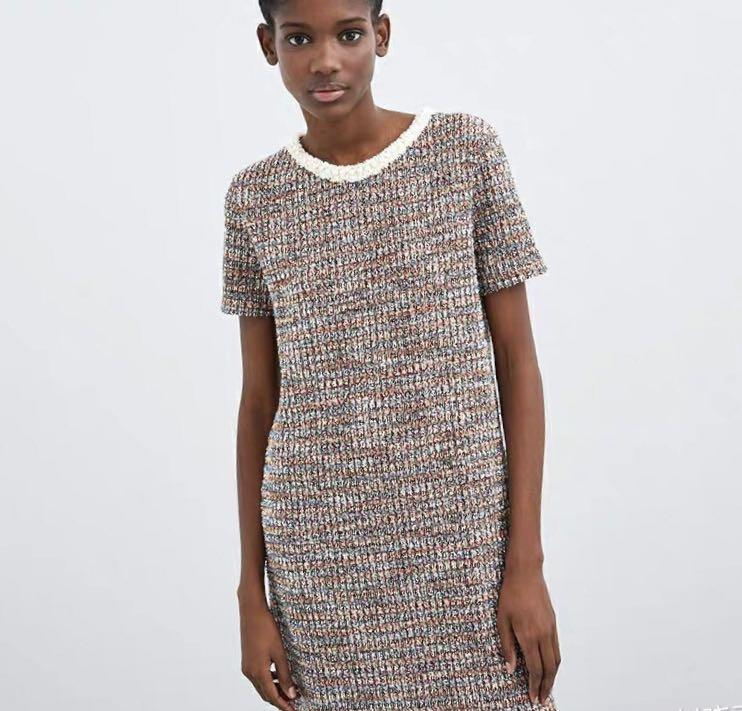 Zara chanel style dress clearance
