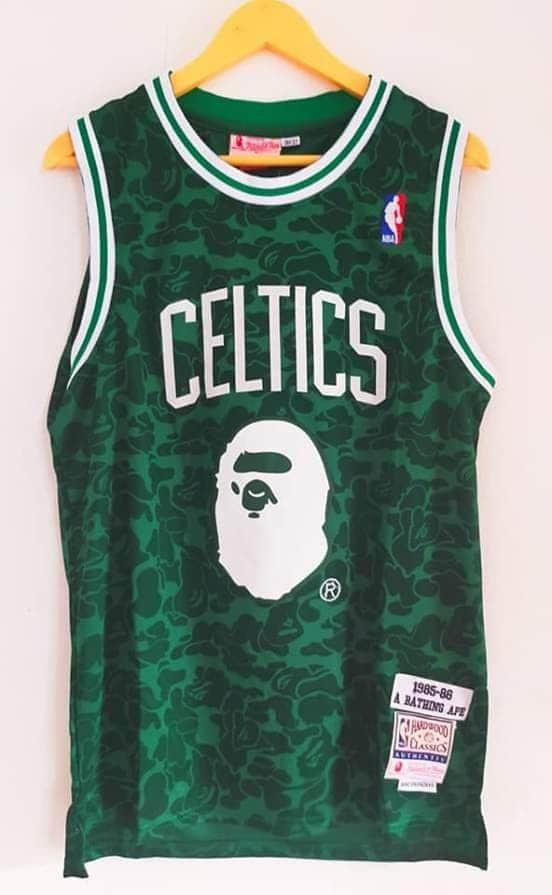 celtics bape shirt