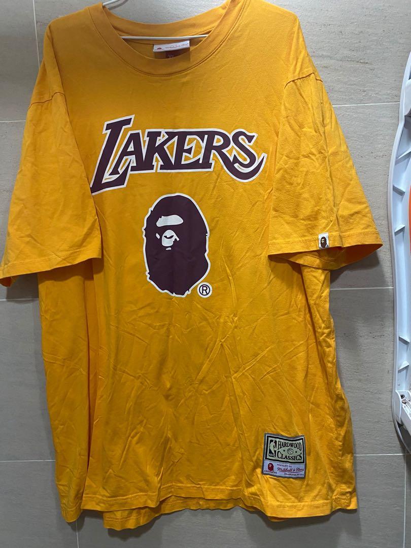 bape x lakers tee