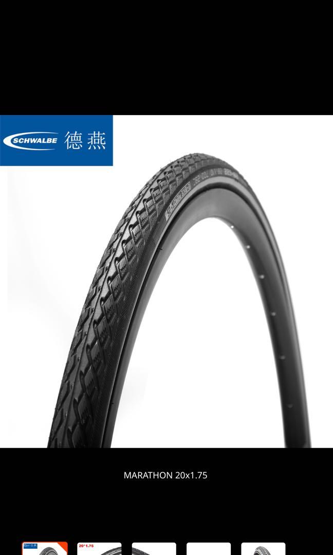 schwalbe marathon plus 20 inch 406 tire