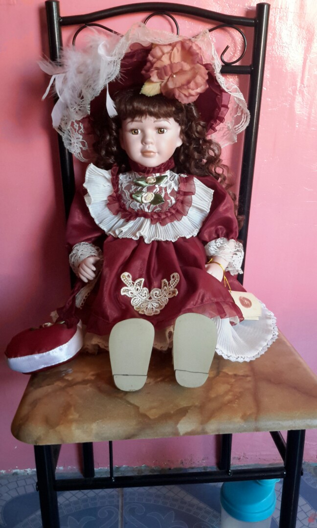 Giant best sale porcelain doll