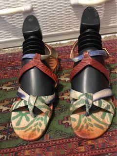 Bohemian print flat sandals Schulz
