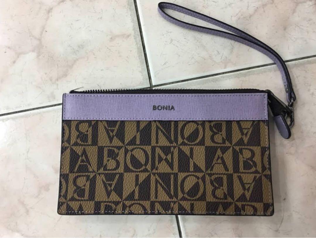 bonia monogram wallet