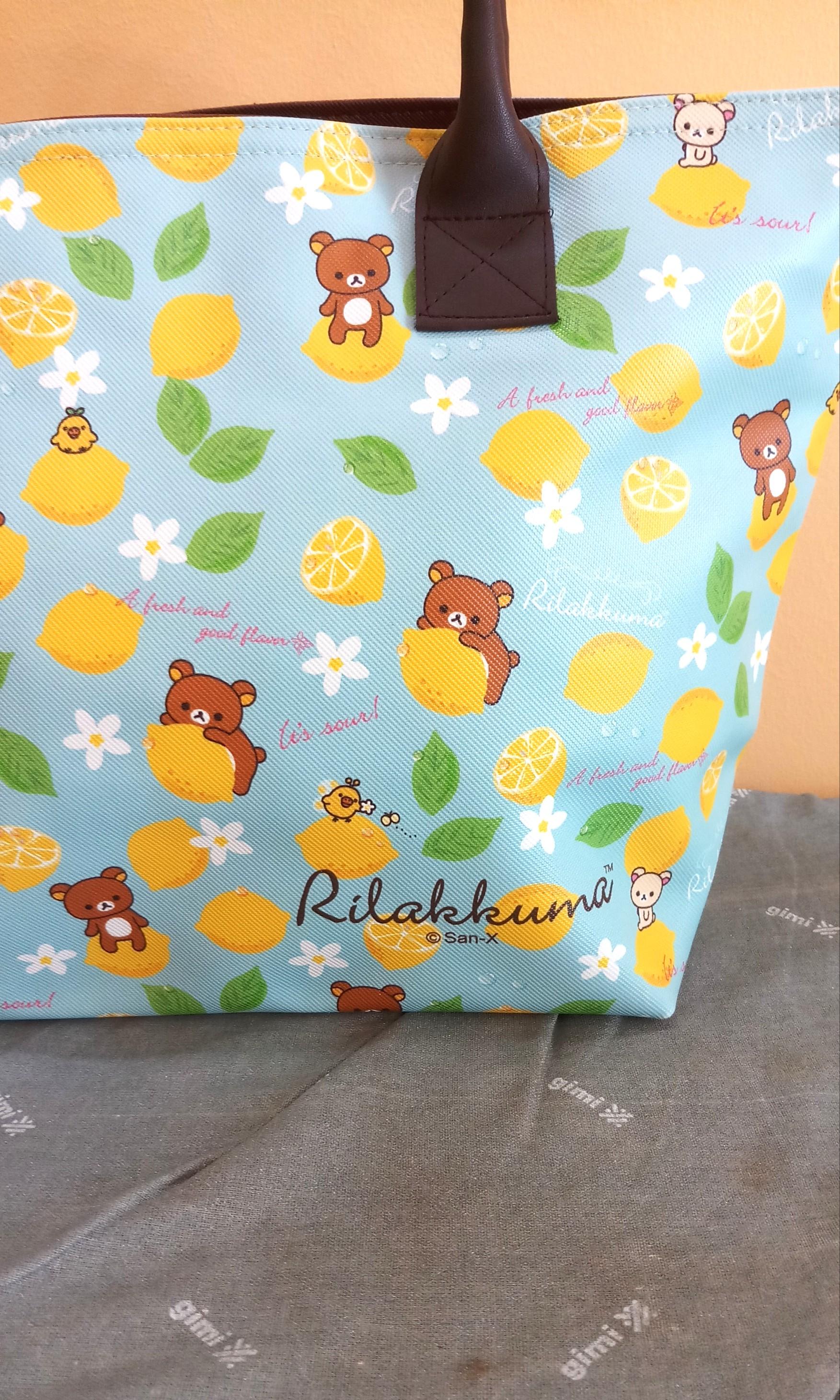 Rilakkuma Fresh Lemon Crossbody Bag - Yellow/Green