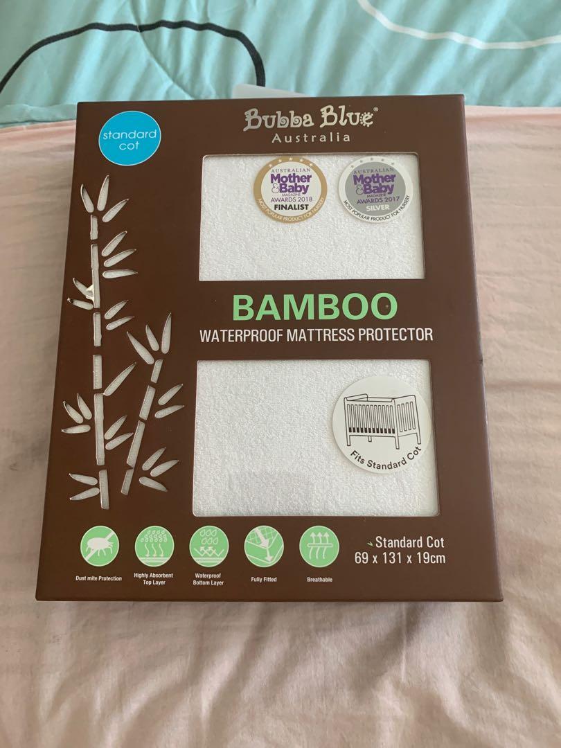 bubba blue bamboo mattress protector