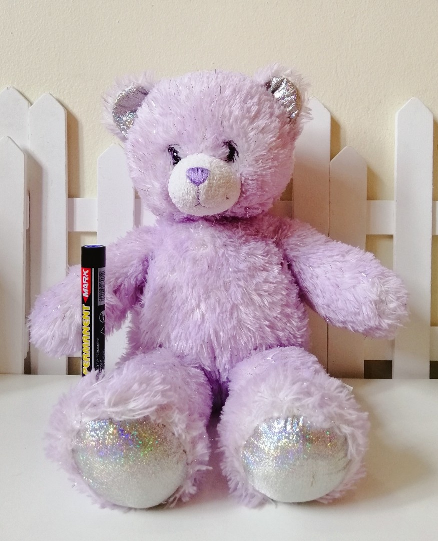Light purple teddy bear outlet