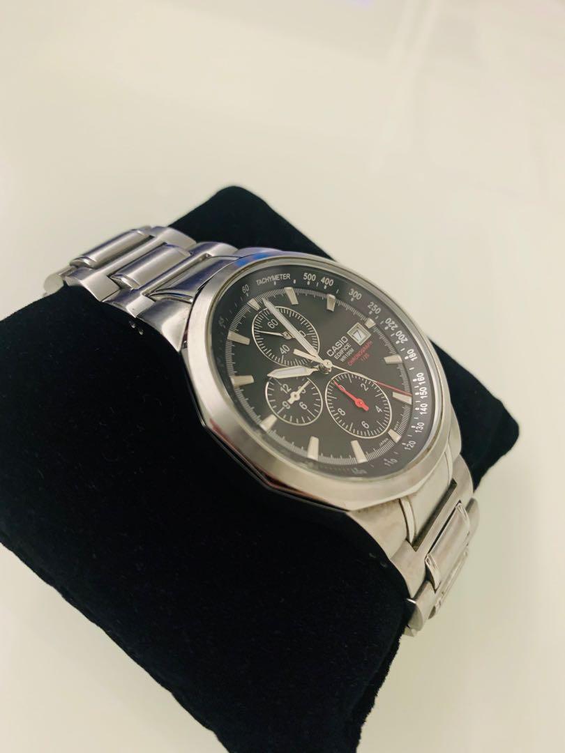 edifice casio solar powered wr100m