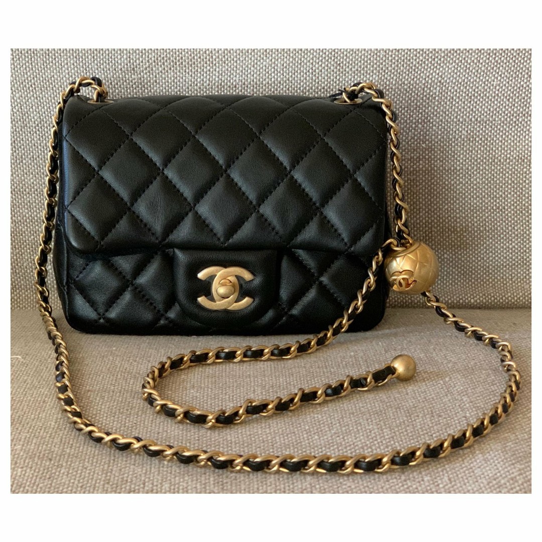Chanel Mini Black Crush Ball BRAND NEW Luxury Bags Wallets On Carousell