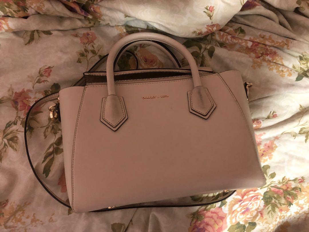 charles and keith clear bag