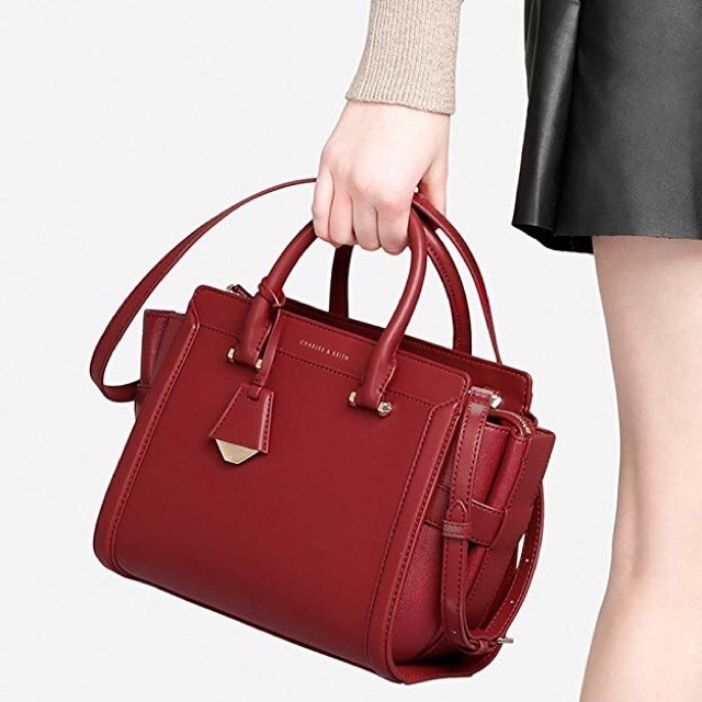 charles & keith trapeze bag