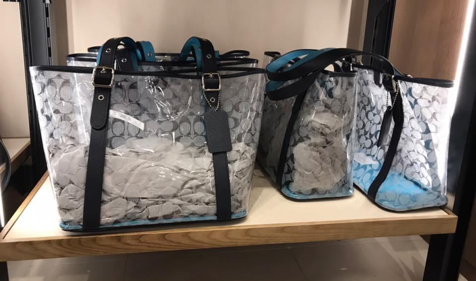 coach clear tote