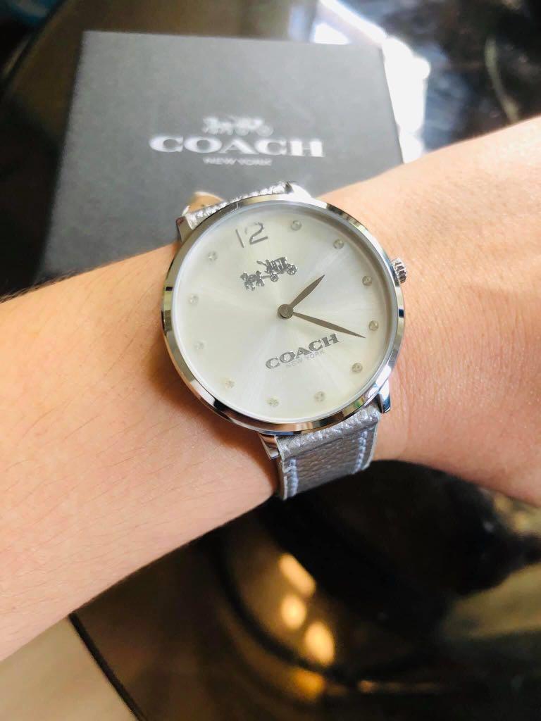 coach slim easton watch