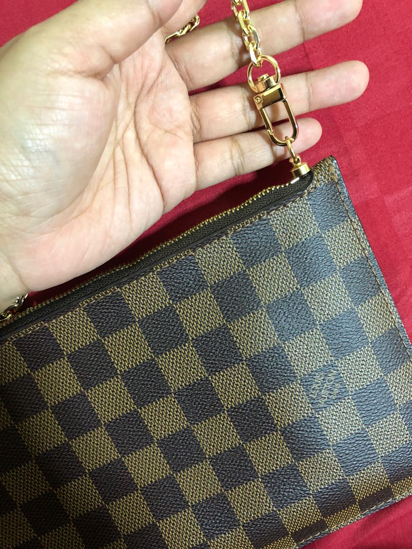 Convert your Louis Vuitton Neverfull Pouch to a Sling Bag