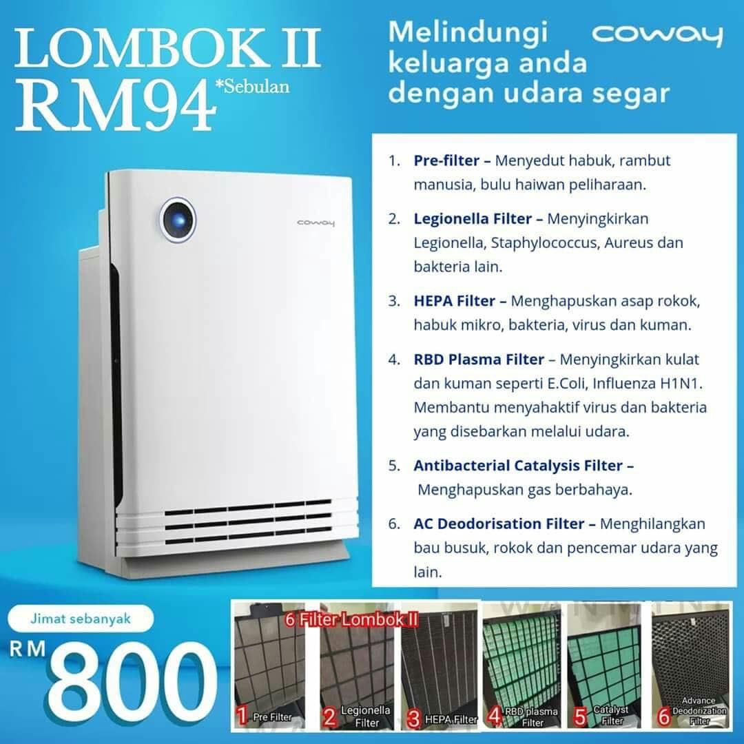 Kelebihan air cheap purifier coway
