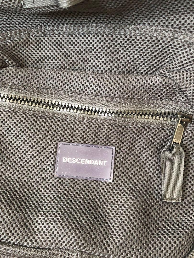 descendant 18ss respirator mesh backpack black, 男裝, 袋, 腰袋