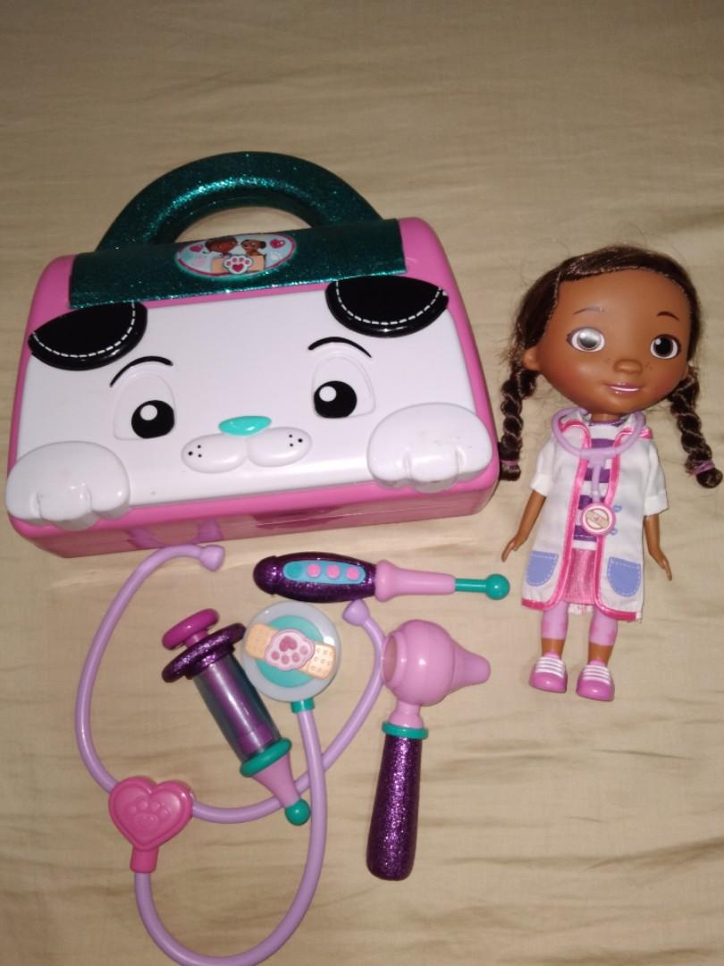 Doc Mcstuffins Doctor Bag Set And Doll Repriced Babies Kids Toys Walkers On Carousell