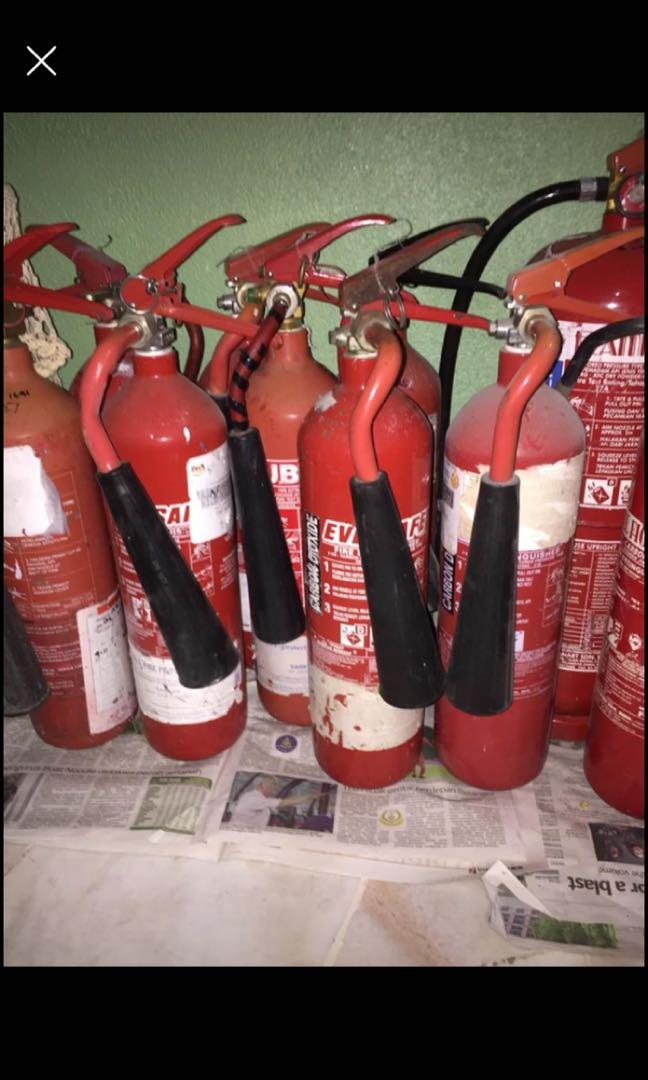 Expired Co2 fire extinguisher (Aquascape), Looking For on Carousell
