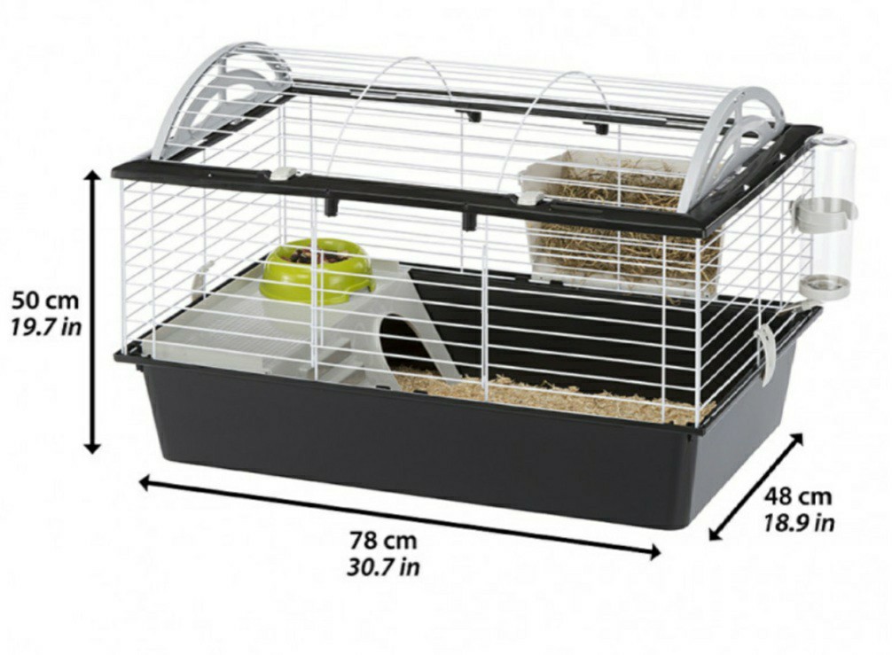 Ferplast Casita 80 Small Cage for Guinea Pigs, Pet Supplies, For Small